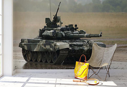 Fototapeta Výcvik tankistov, tank